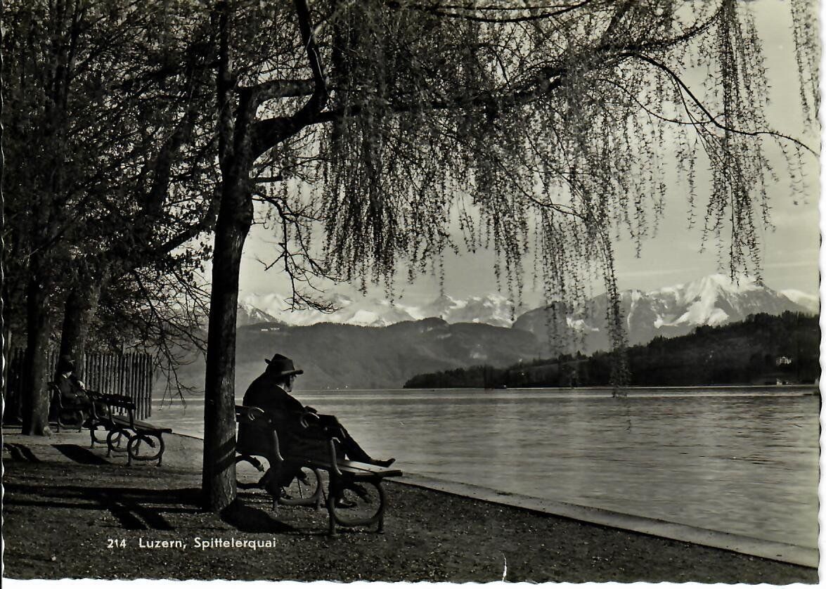 Cartoline postali: Luzern Spittelerquai – Usato da Hochdorf venduto da Ziegel-16