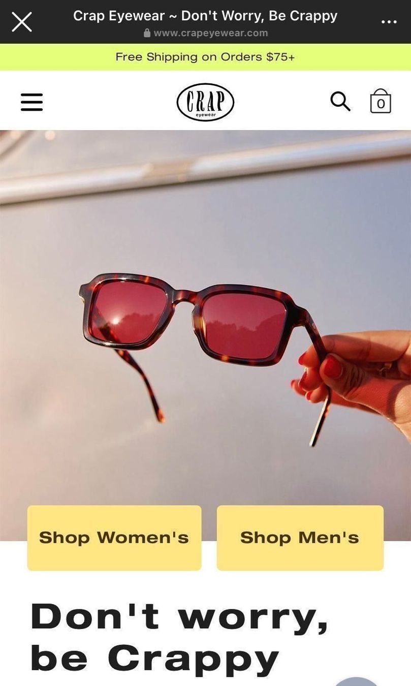 Occhiali & Lenti: Sunglasses from Crap Eyewear – Nuovo (secondo la descrizione) da Zumikon venduto da nata_sells 4