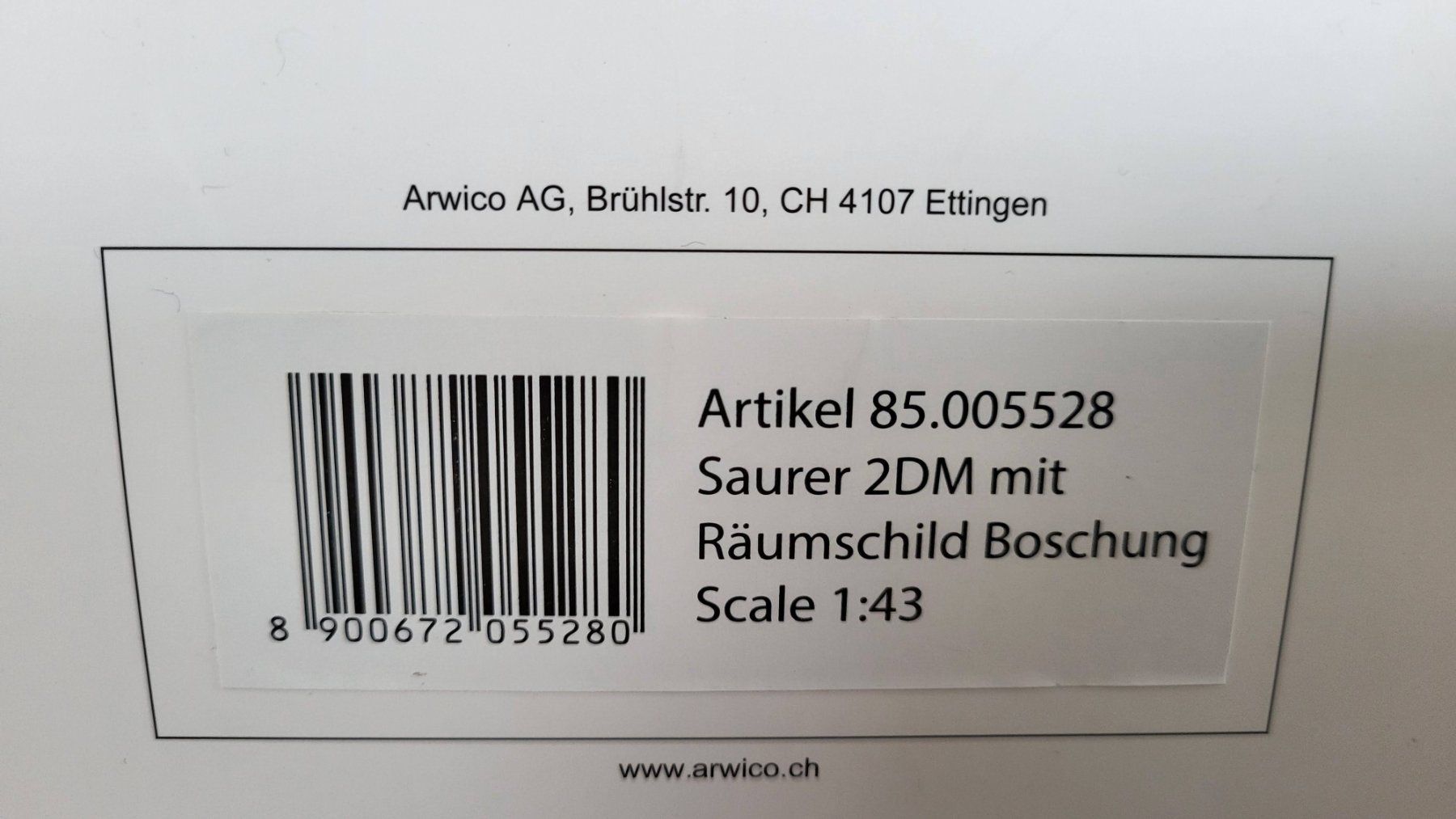 Schweizer Armee Modellbausätze & Standmodelle: Saurer 2DM mit Räumschild 1:43 ACE – Gebraucht aus Rothrist von Juana5 4