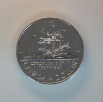 Gedenkmünze Kanada 1 Dollar Detroit Davis Strait Silber 500