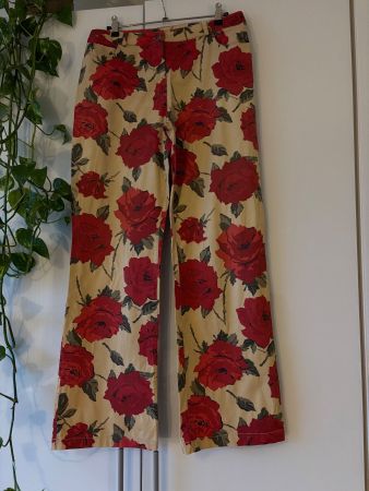 MORE & MORE Hose mit Rosen Gr. 40