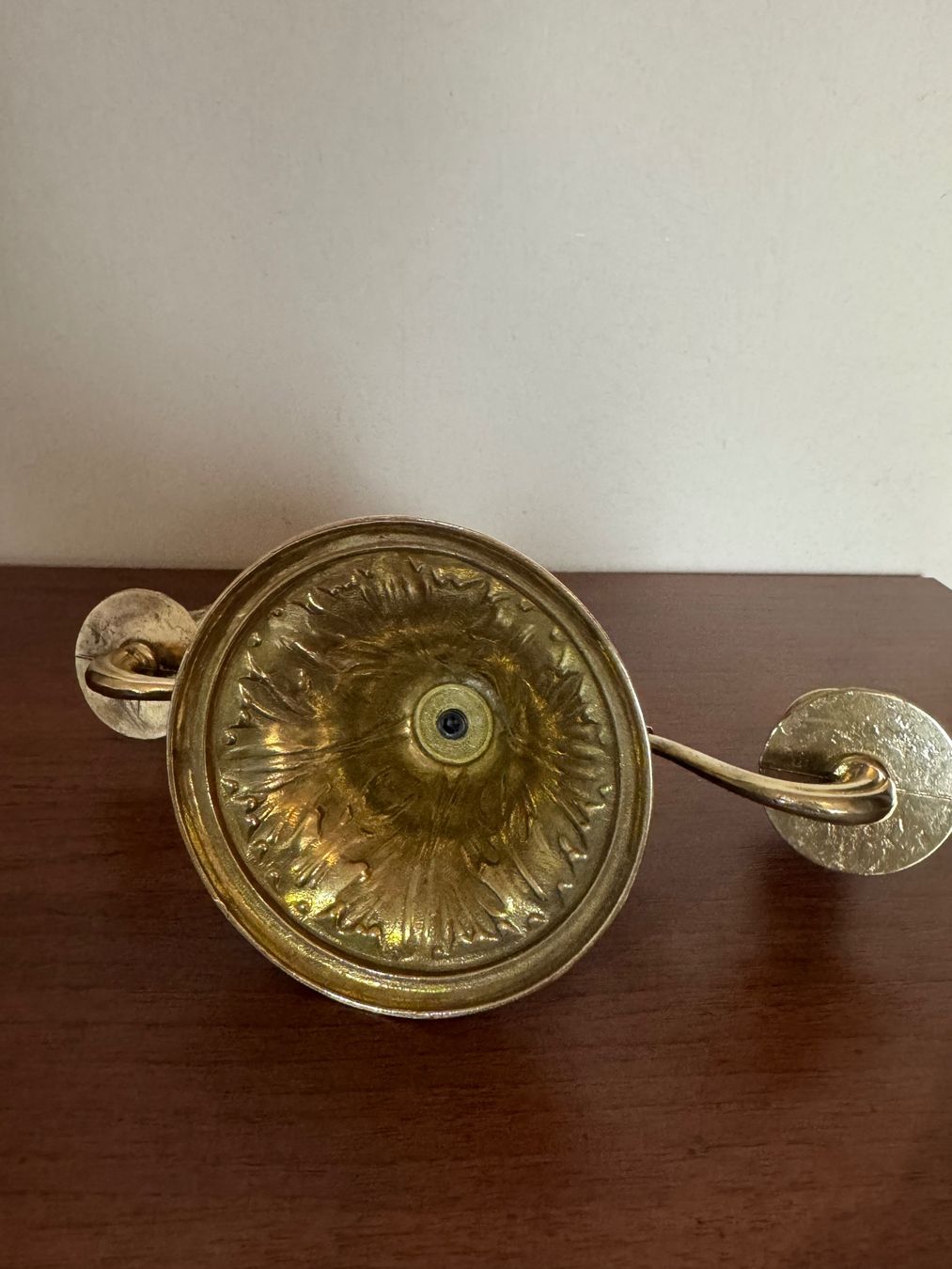 Portacandele: Jugendstil Kerzenständer aus Messing – Usato da Balsthal venduto da armenharut 3