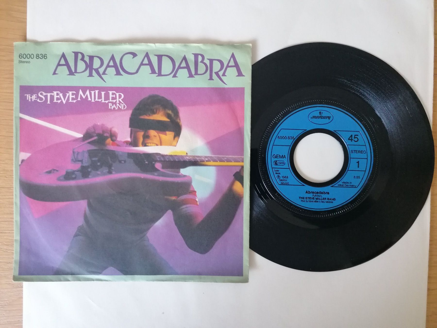 Dischi in vinile: Steve Miller Band - Abracadabra Single, – Usato da Beinwil am See venduto da Funkthesizer