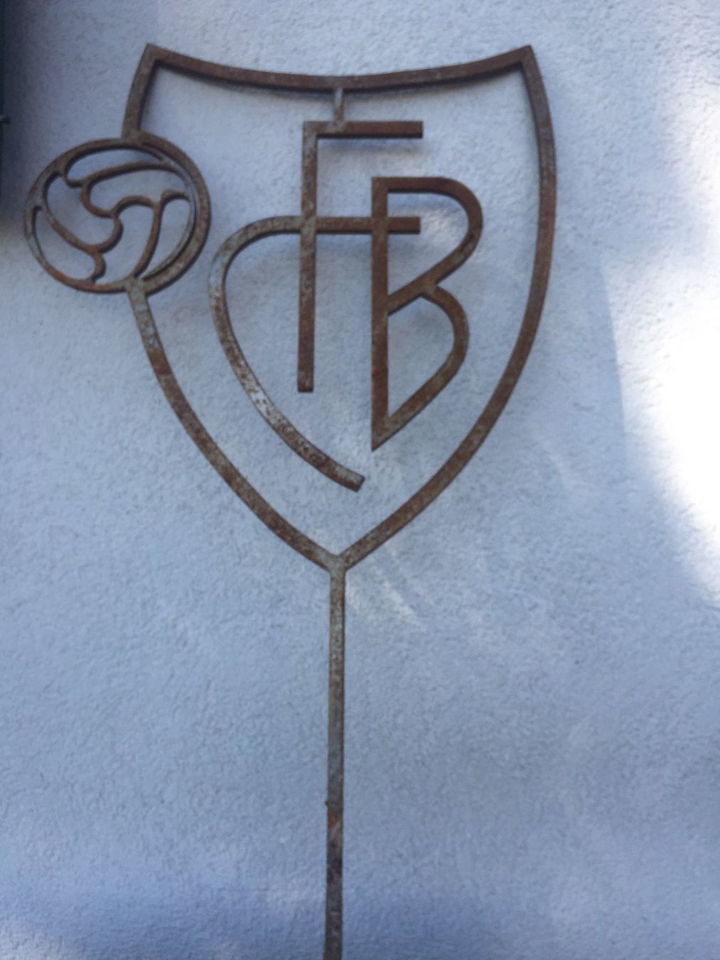 Insegne: FC BASEL - Meister-LOGO aus Stahl – Nuovo (secondo la descrizione) da Gelterkinden venduto da suru89 1