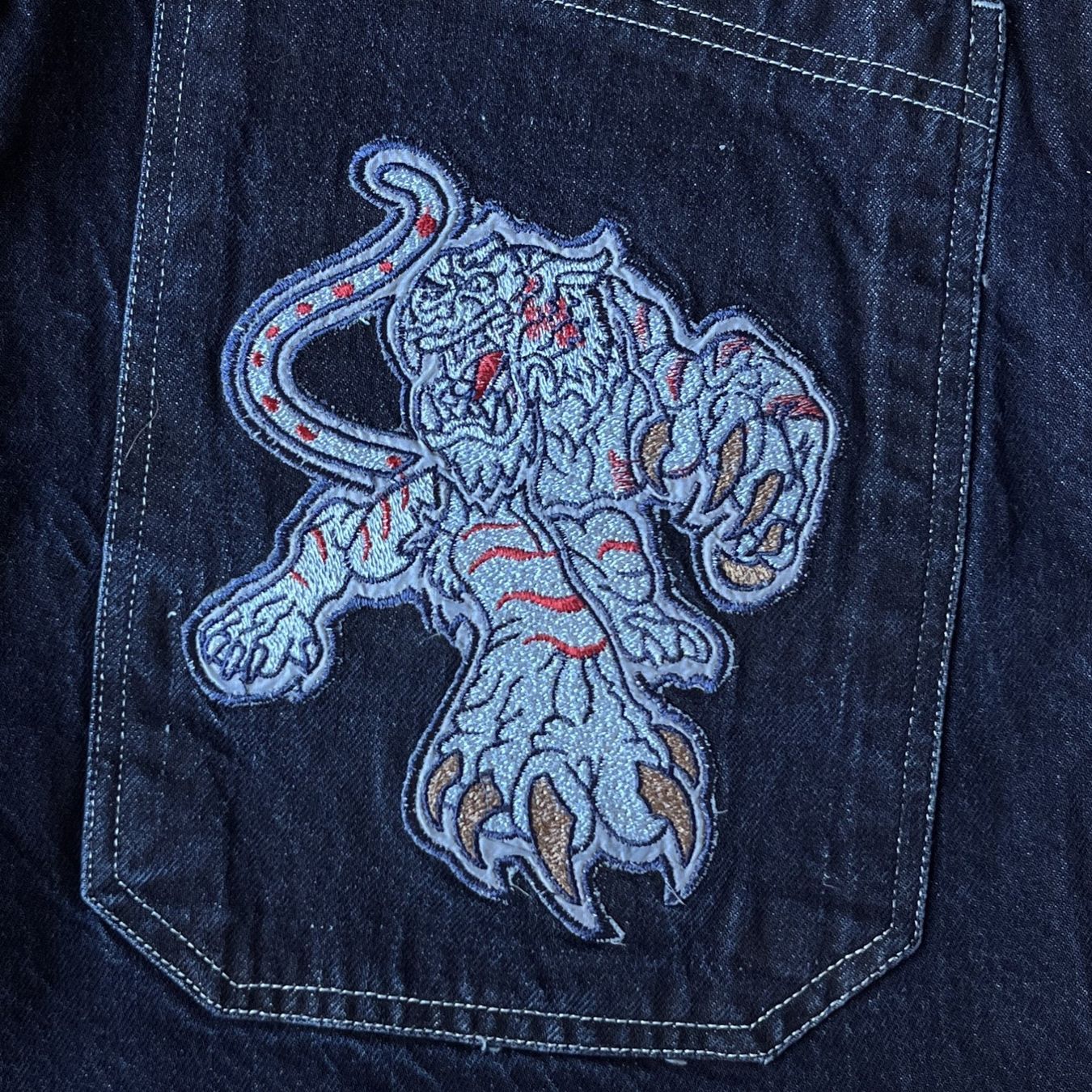 Pantaloni: JNCO Tiger Jorts (38US) – Nuovo (secondo la descrizione) da Chamoson venduto da Sapoloshop 1