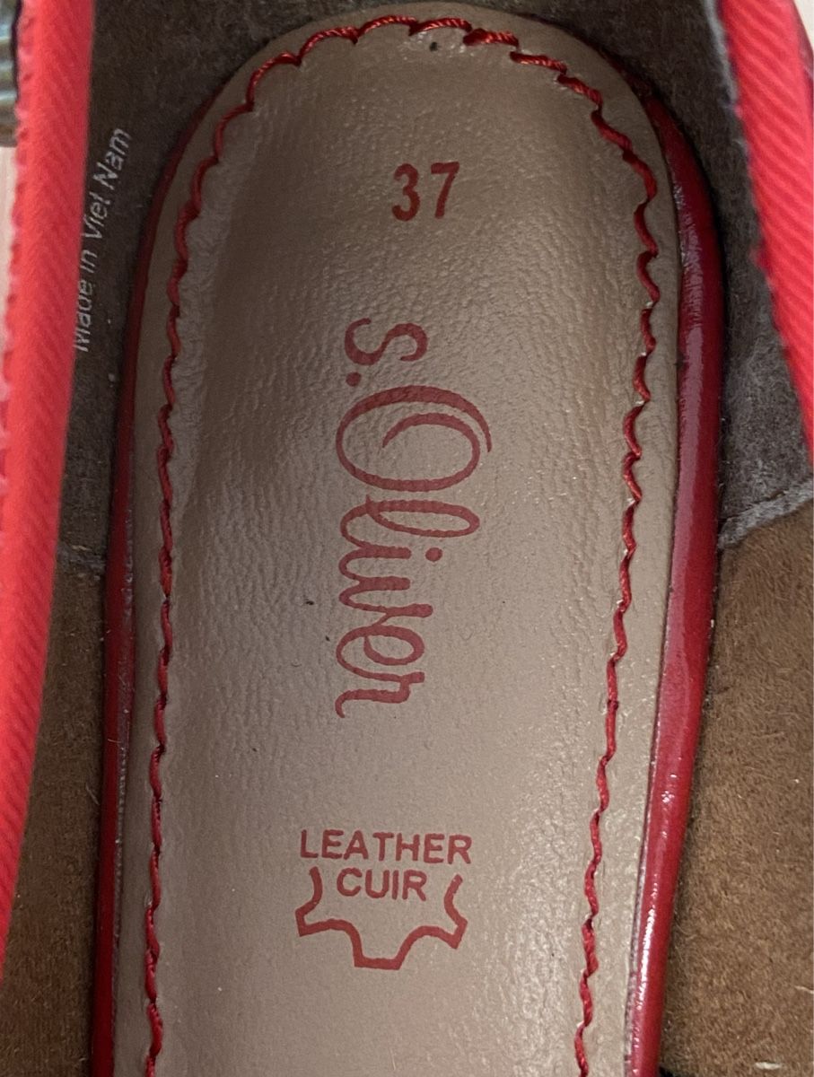 Scarpe da donna: Rote Lackschuhe Damen Schuhe, s.Oliver Gr. 37 echt Leder – Usato da Fislisbach venduto da KolibriSecondhand 2
