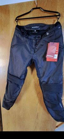 Probiker Damen Motorrad Textilhose Gr42 Schwarz Neu