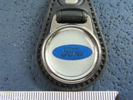 FORD AUTO LOGO SCHLÜSSELANHÄNGER LEDRIG KLEIN-FEIN