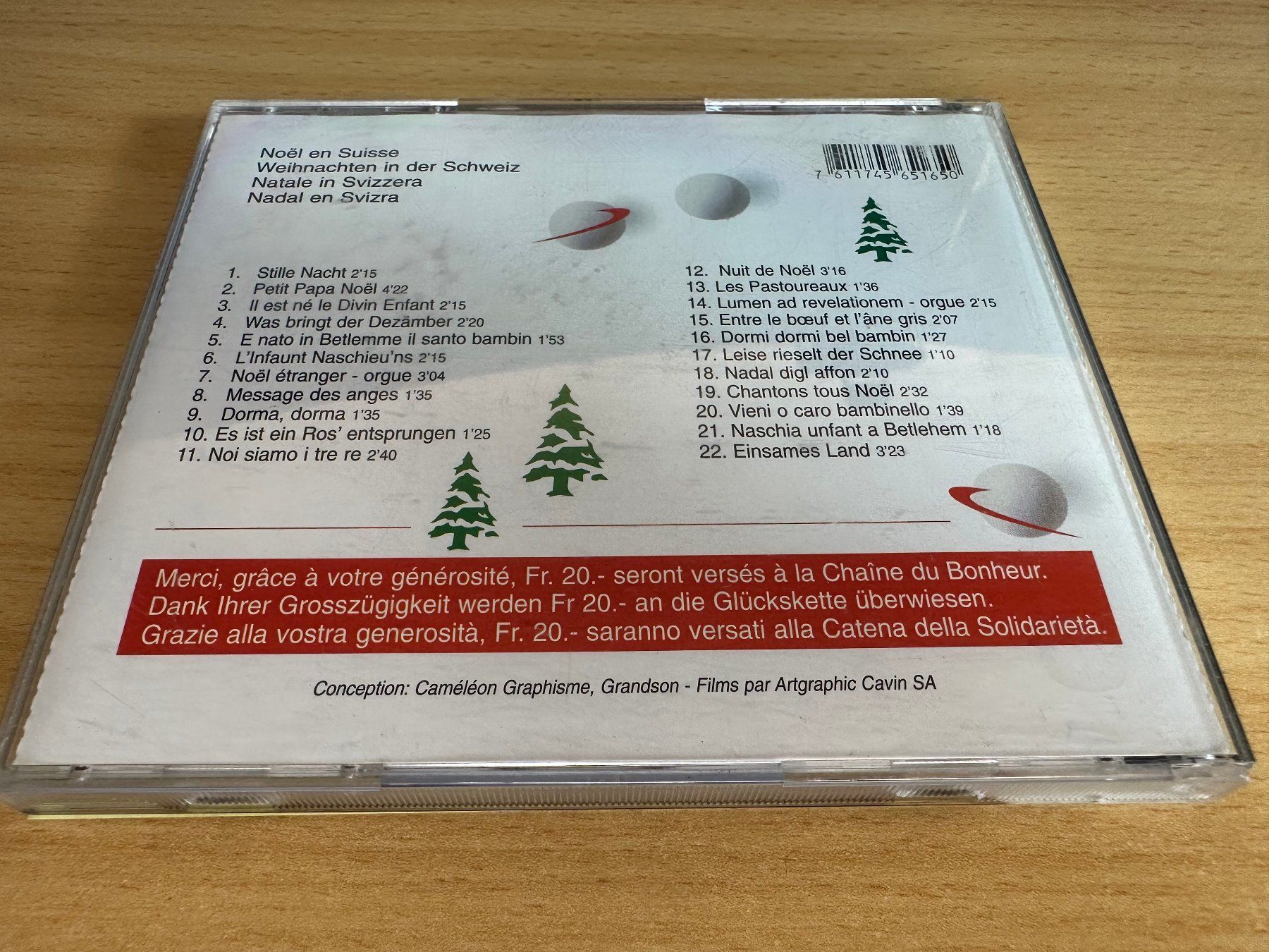 CD: Weihnachten in der Schweiz – Usato da Rikon im Tösstal venduto da Alpenmutz 1