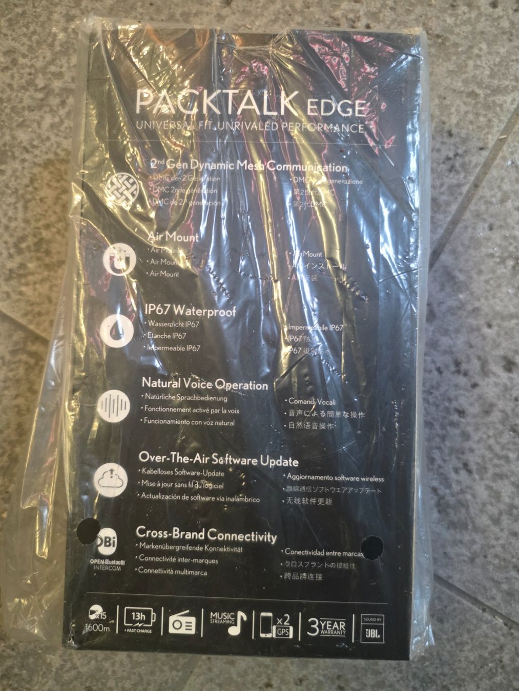 Radiocomunicazione: Cardo Packtalk Edge neuf Bluetooth intercom neuf – Nuovo e nell'imballaggio originale da Genève venduto da mei_d6lr 1