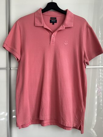 Armani Jeans Polo Shirt - Pink, Size M, Great Condition