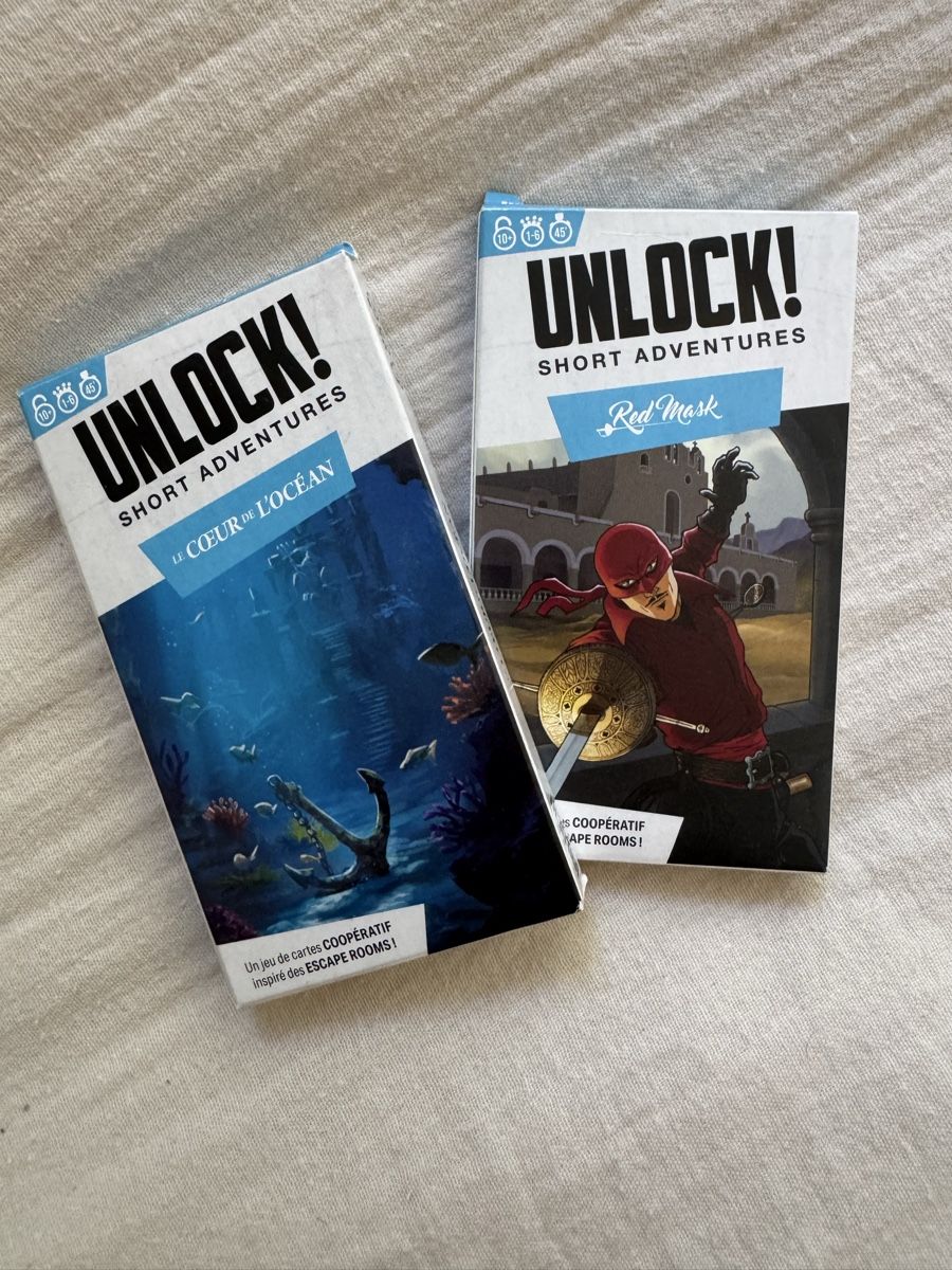 Jeux: 2 jeux de cartes Unlock – D'occasion à Epalinges par mag_2vmv