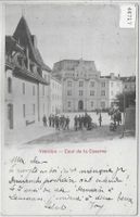 Yverdon - Cour de la Caserne - animee