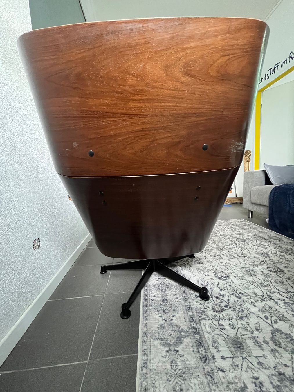 Fauteuils: Alter Designerstuhl mit Hocker – D'occasion à Muri AG par Philipp27LMW 9