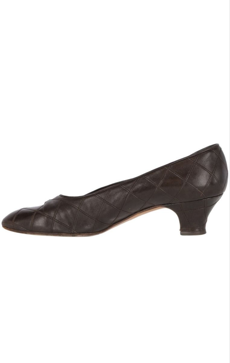 Chanel Damenschuhe: Chanel Quilted Leather Pumps Brown – Gebraucht aus Geneve von mir_ttk6 4
