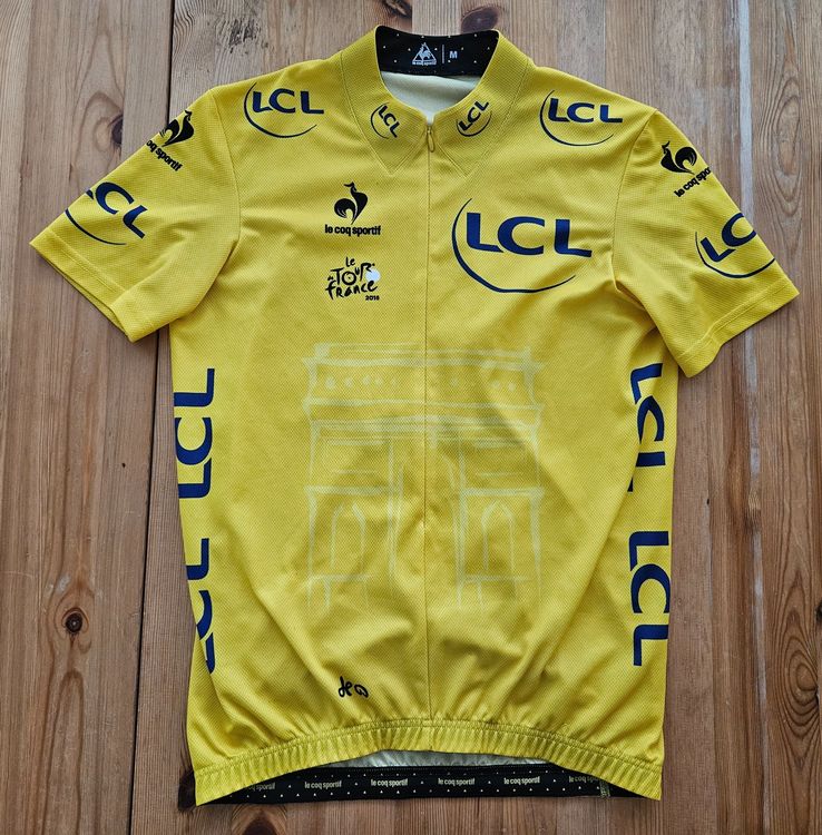 Maillot Jaune Tour De France Vintage 80's Coq Sportif Taille L