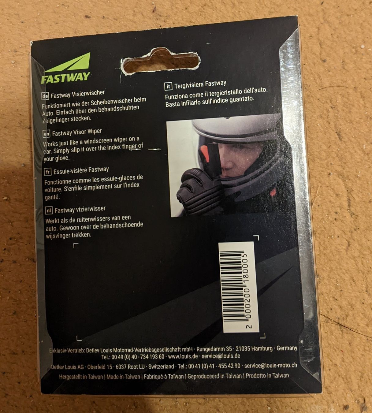 Accessori per altri veicoli: Essuie-visière Fastway neuf, facile à utiliser, pratique! – Nuovo e nell'imballaggio originale da Vessy venduto da Avicci 1