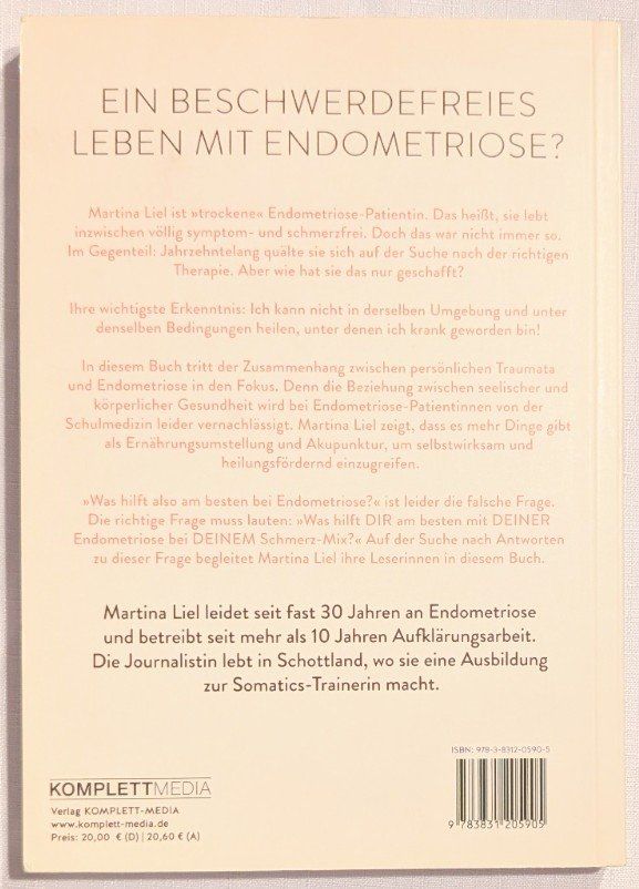 Libri: Endometriose und Psyche - Martina Liel – Nuovo (secondo la descrizione) da Wängi venduto da ABIZONE-86 1