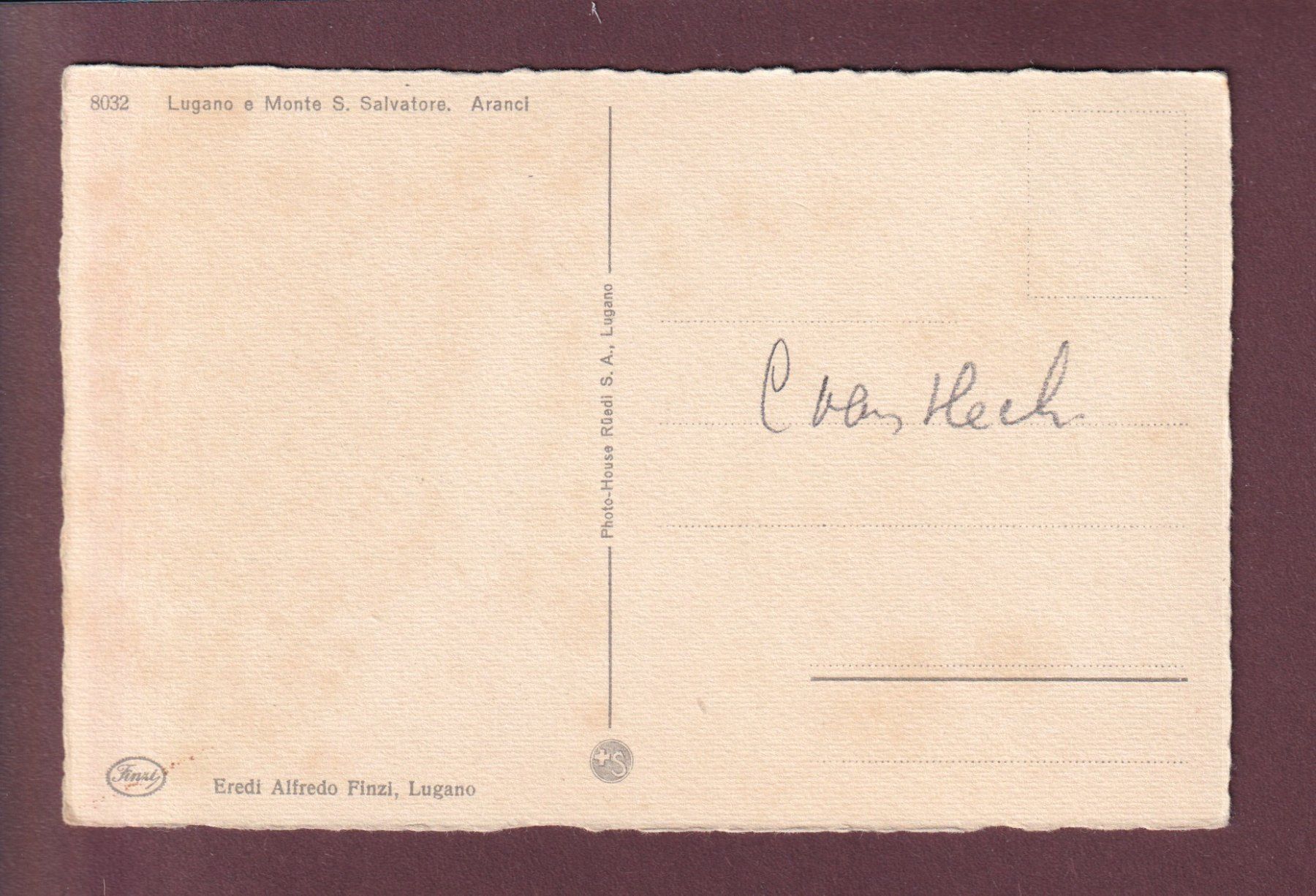 Cartoline postali: LUGANO - Aranci - S. Salvatore – Usato da Pully venduto da nicecards 1