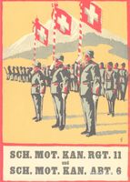 Militär // Einheitskarte Sch. Mot. Kan. Rgt. 11 // Repro