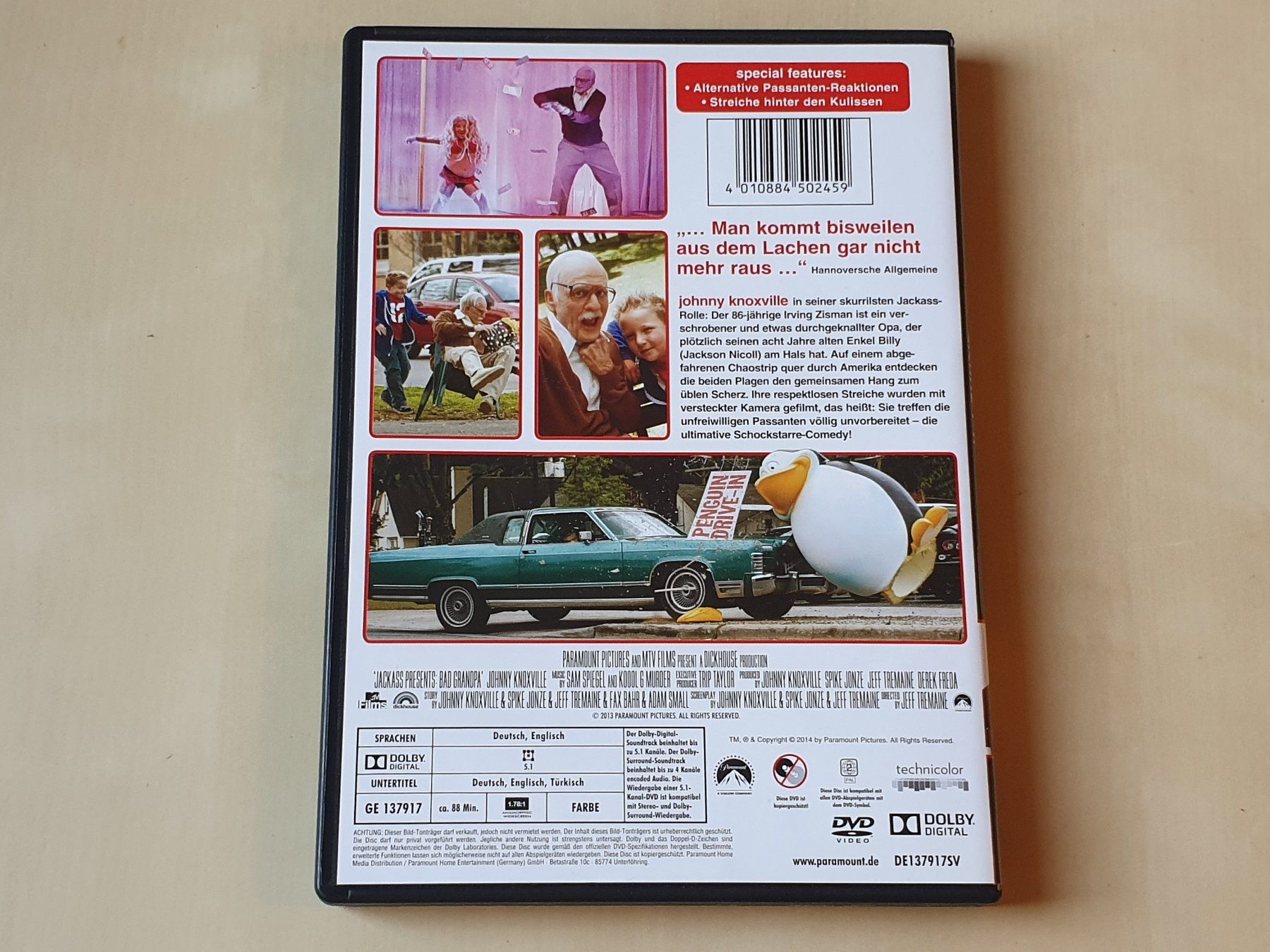 Tutti i DVDs: Bad Grandpa – Usato da Stansstad venduto da collectorsshop 1