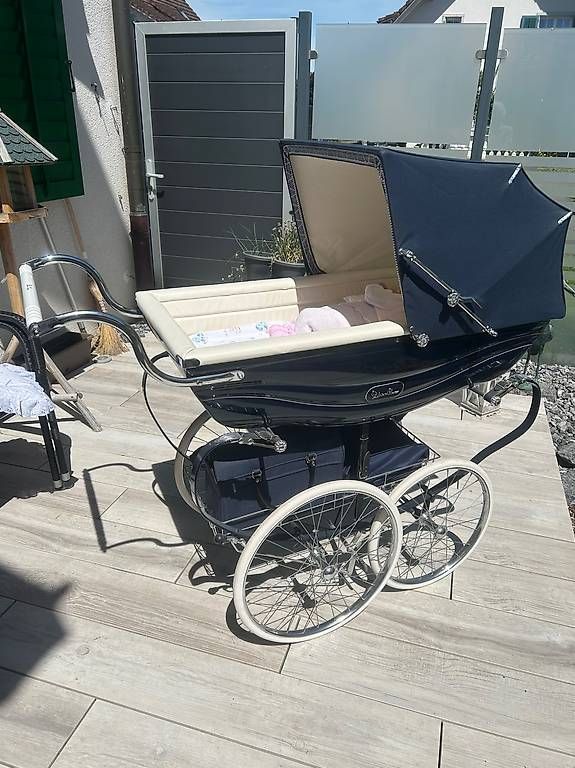 Kinderwagen: Kinderwagen Silvercross 70er/80er – Gebraucht aus Oberrüti von eve_l68w