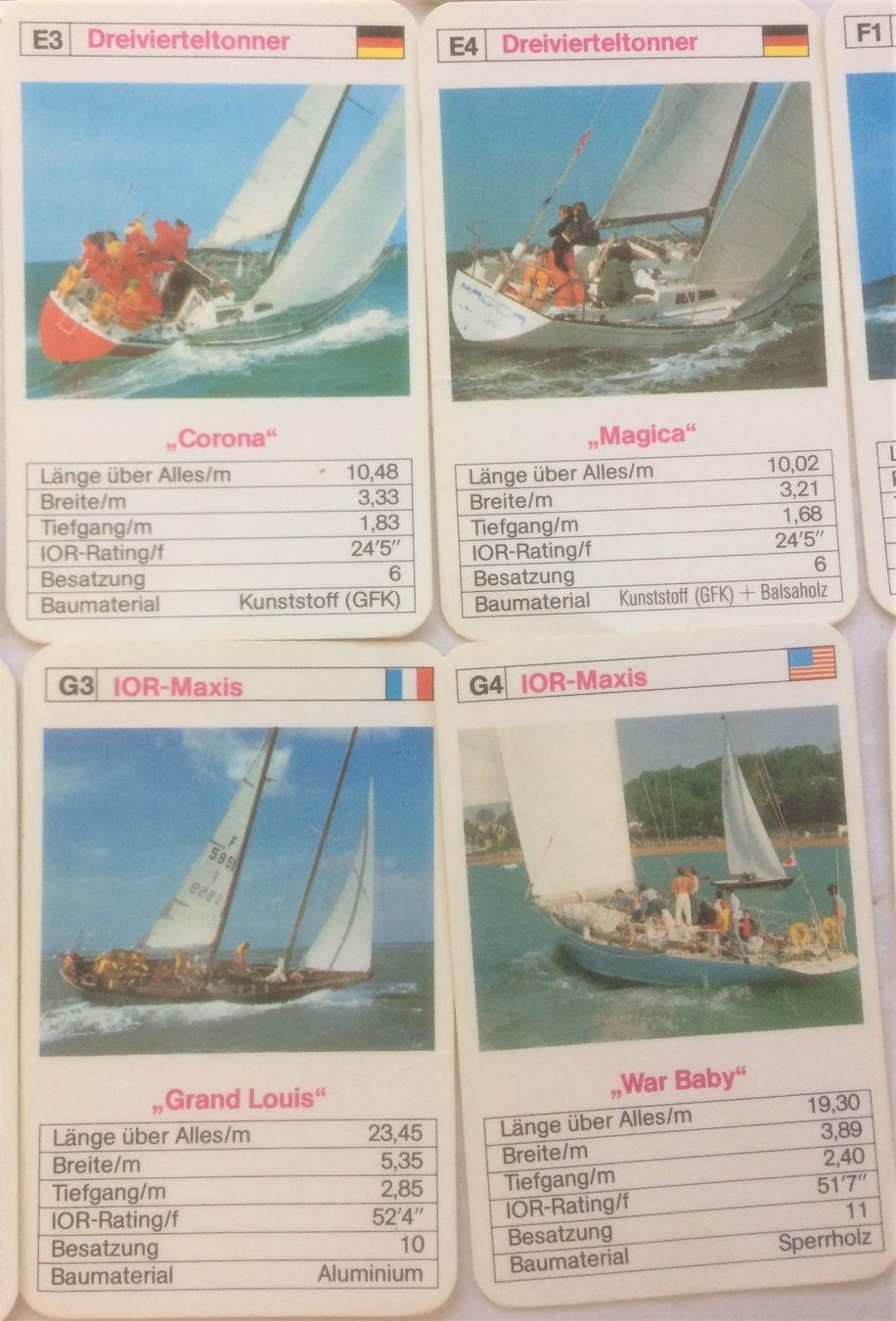 Giochi: Quartett - Hochsee Yachten - ASS – Usato da Schaffhausen venduto da durruti 2