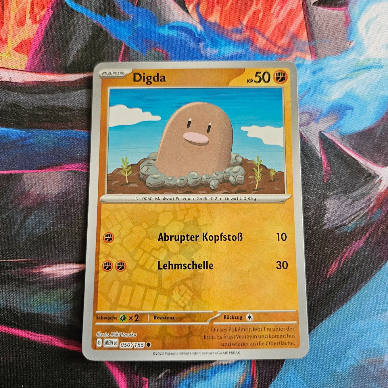 Pokémon Carte collezionabili: Pokemon Digda MEW 151 DE 050/165 Reverse Holo – Usato da Zofingen venduto da AcoBraco