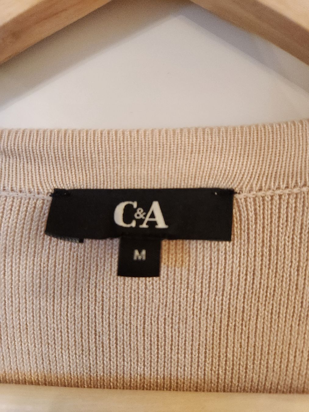 C&A Jacken: C&A Strick Cardigan Damen Gr. M beige – Neu (gemäss Beschreibung) aus Schlieren von est_b2px 1