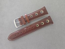 Uhrenarmband Leder 22mm braun