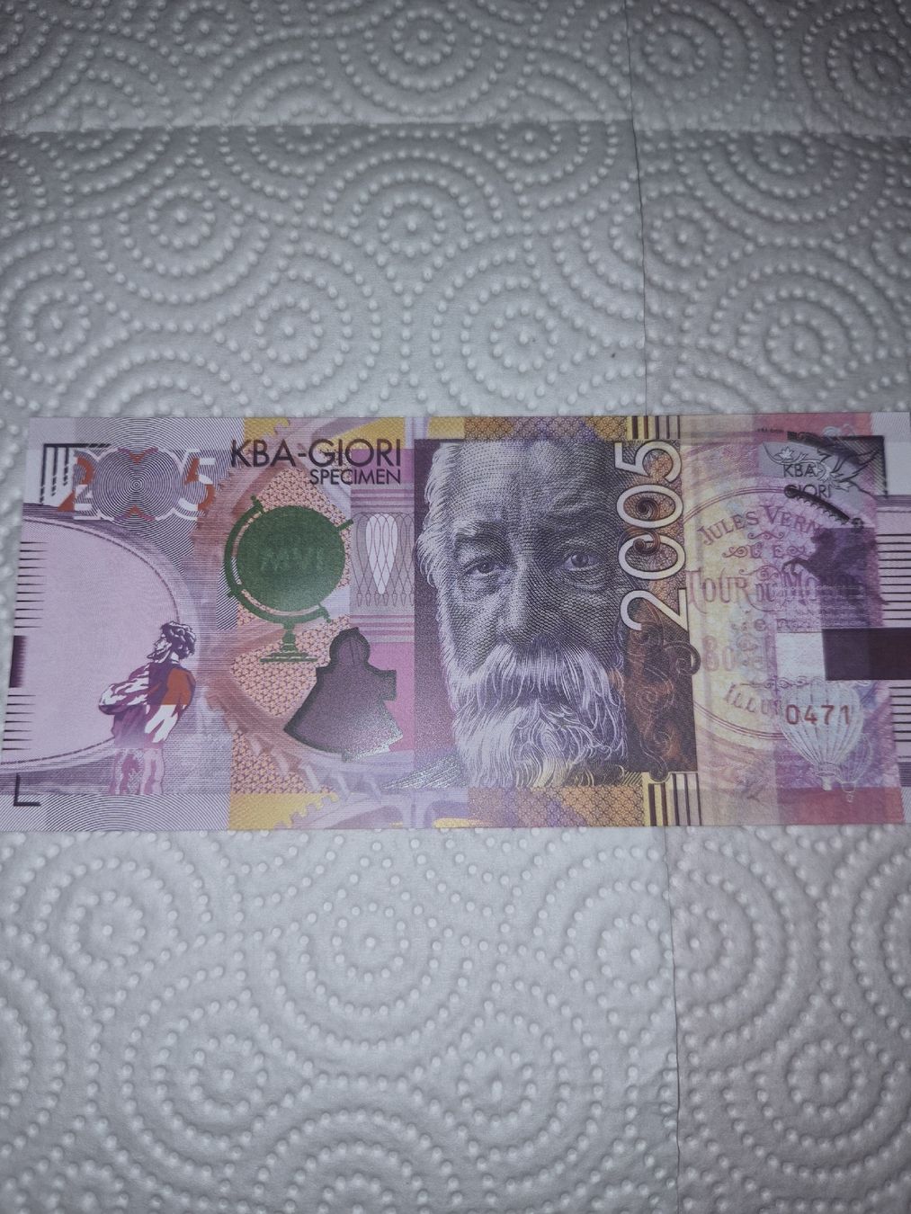 Billets de banque: billet commémoratif Jules Verne – Neuf (Voir description) à Senèdes par hen_fw8b 1