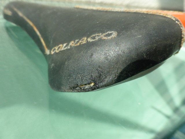 Selle De Vélo SAN MARCO En Cuir - Pour Vélo De Route - Vintage - Bon état - Fabriquée En Italie