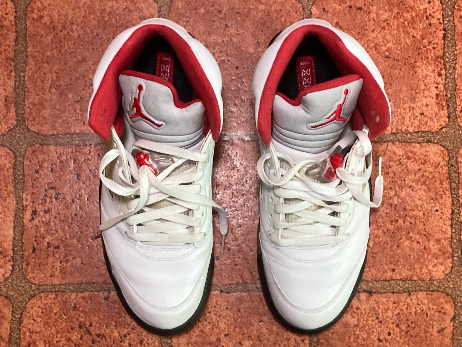Jordan Scarpe da uomo: 2008 jordan 5 fired red CDP Pack gr. 45/11us – Usato da Zürich venduto da le_souk 2