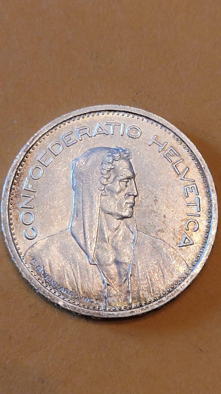 Tutti le monete: pièce de 5 francs en argent 1953 – Usato da Lausanne venduto da kafira 1