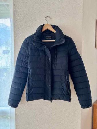 Superdry Steppjacke, dunkelblau, Grösse 36 - Winter Top