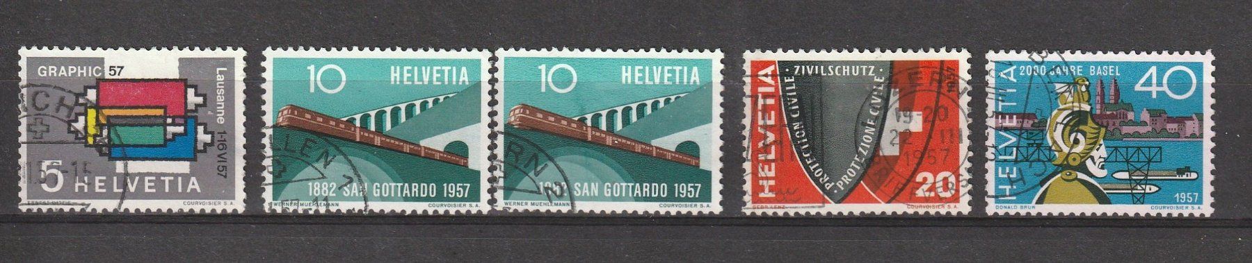 Tutti i francobolli: 1957 Werbemarken – Usato da Buttisholz venduto da wbr_wdw8