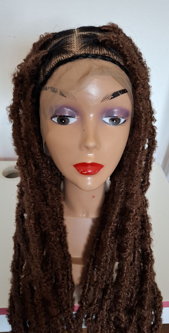Parrucche: Brown Dreadlock Wig | Rasta Style | Handmade | Lace Front – Nuovo (secondo la descrizione) da Lausanne venduto da usa_xd5k 1