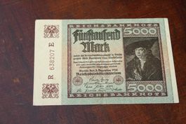 Allemangne  5 000 Mark Berlin 1922