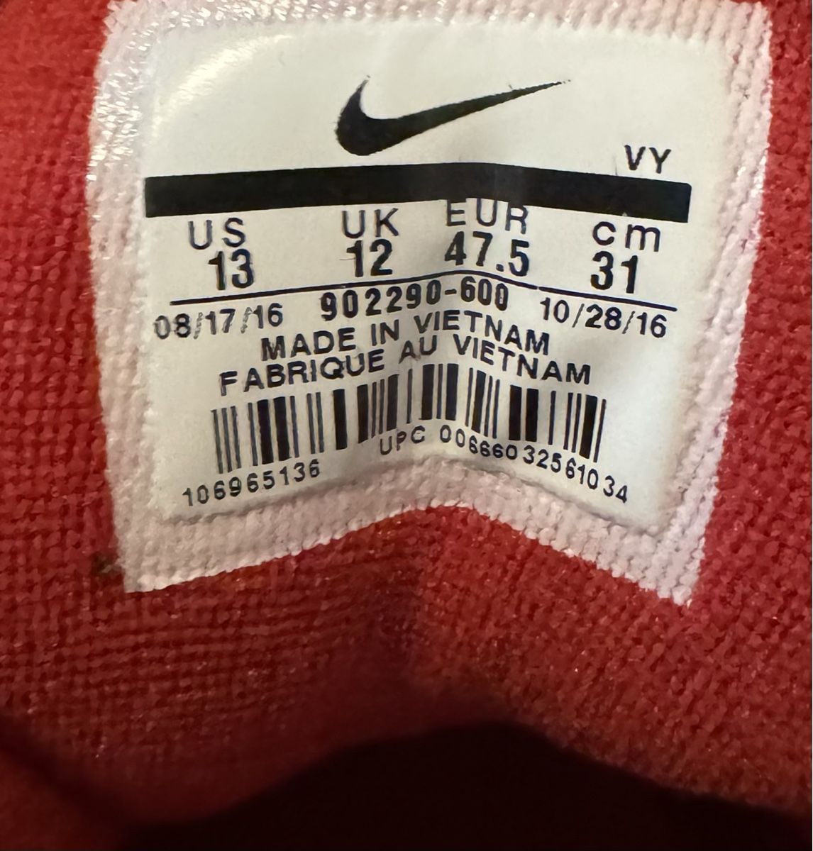 Herrenschuhe: Supreme x Nike Air More Uptempo – Gebraucht aus Zürich von sell_my_stuff 7