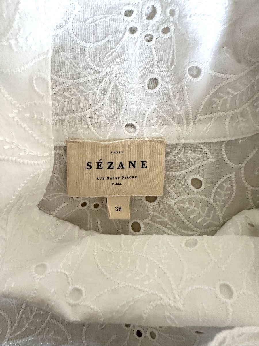Sezane Blusen: Sézane Weisse Bluse Elyse Gr.38 – Neu (gemäss Beschreibung) aus La Tour-de-Peilz von Sezanette_and_Cie 5