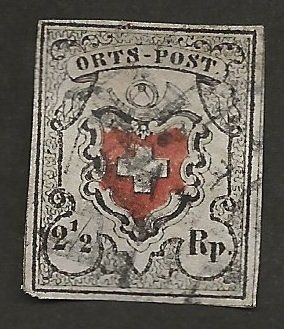 Alle Briefmarken: Schweiz ORTS-POST 1850 Katalog 2300.- – Gebraucht aus Au ZH von xelagreb01