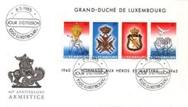 LUXEMBURG 1985 40 JAHRE WAFFENSTILLSTAND - U20