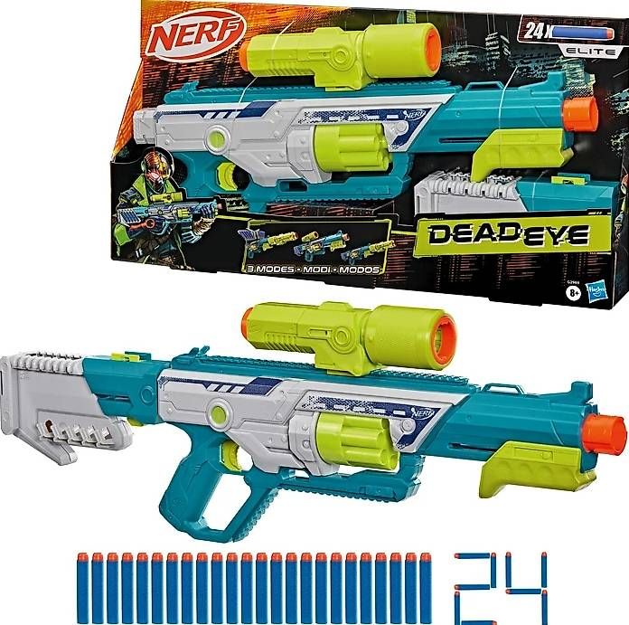 Nerf Giocattoli: Nerf Rebel OPS Deadeye 24 Darts Elite – Nuovo e nell'imballaggio originale da Itingen venduto da Schneiders-Brickshop 1