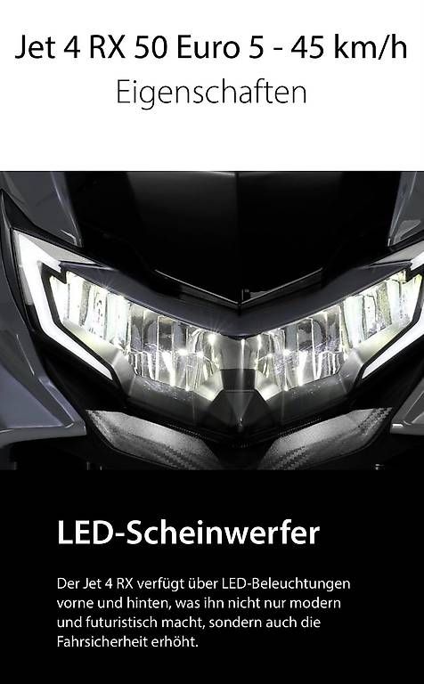 Scooters: SYM JET 4 RX 50 EURO 5 – Neu und originalverpackt aus Dottikon von King_breem 4