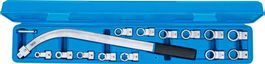 Spannrollenschlüssel-Satz, Zwölfkant 12-19mm/E-Profil,15-tlg