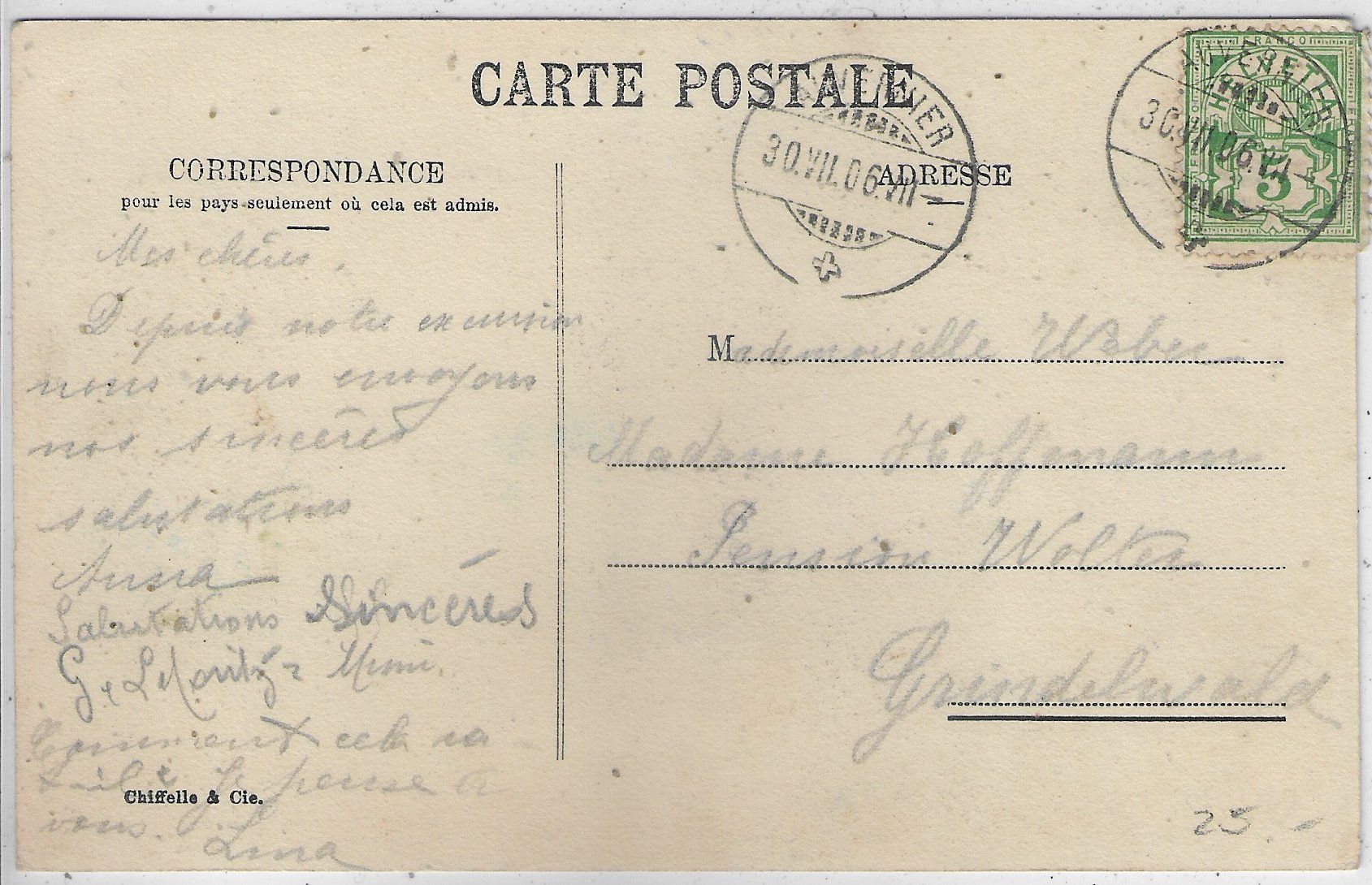Cartoline postali: Auvernier - Restaurant Au Poisson - animee – Usato da Ettingen venduto da Kartenplanet 1