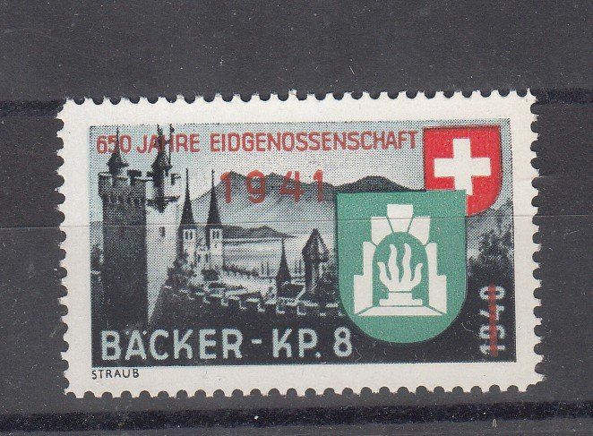 Tutti i francobolli: Bäcker 15/1** Bäcker Kp.8 Kat.50.- – Usato da Herrliberg venduto da Lfrifda
