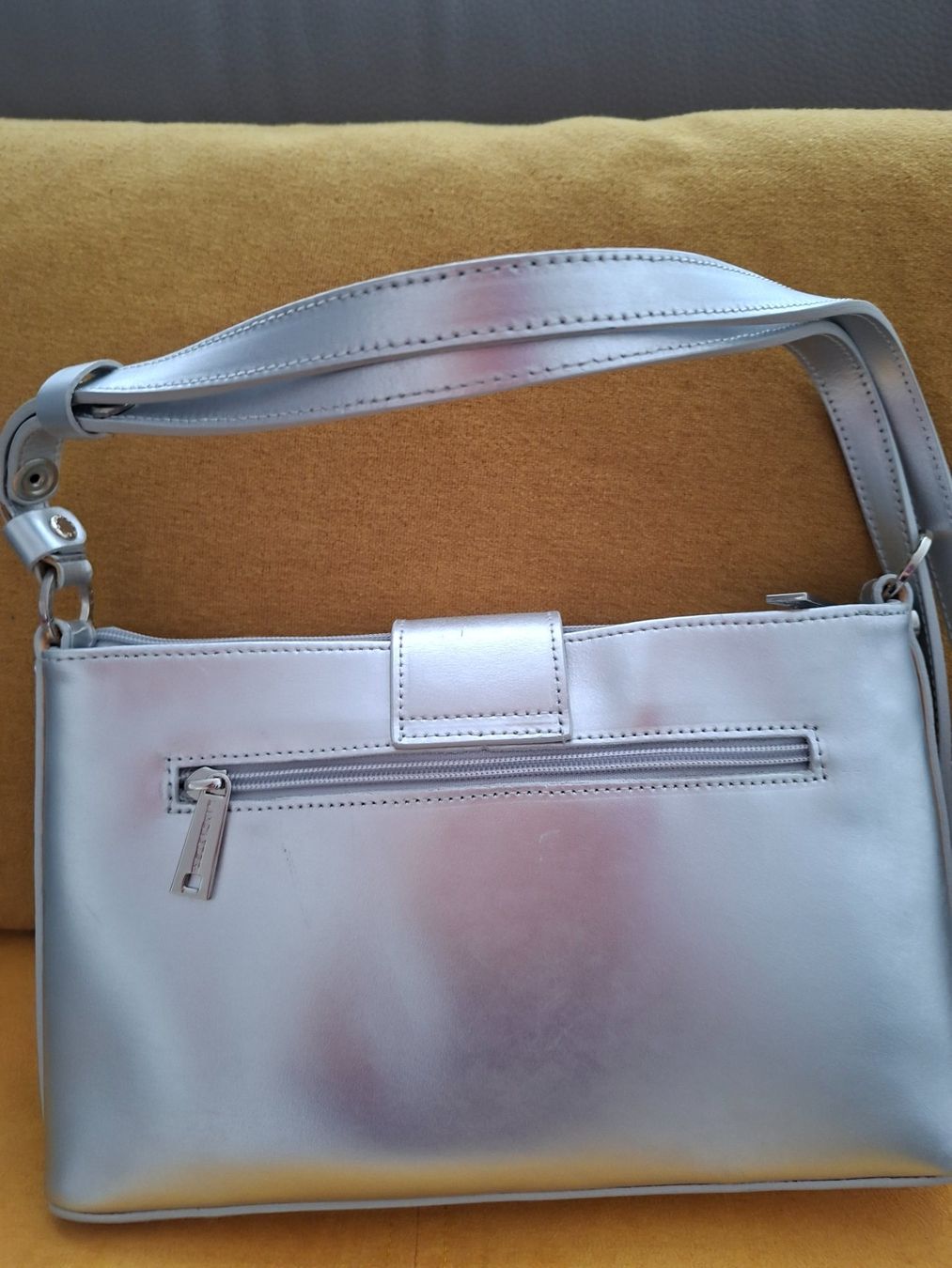 Lancaster Borse da donna: Sac Lancaster argenté, excellent état, – Usato da Bulle venduto da EdelweissandRoses 2