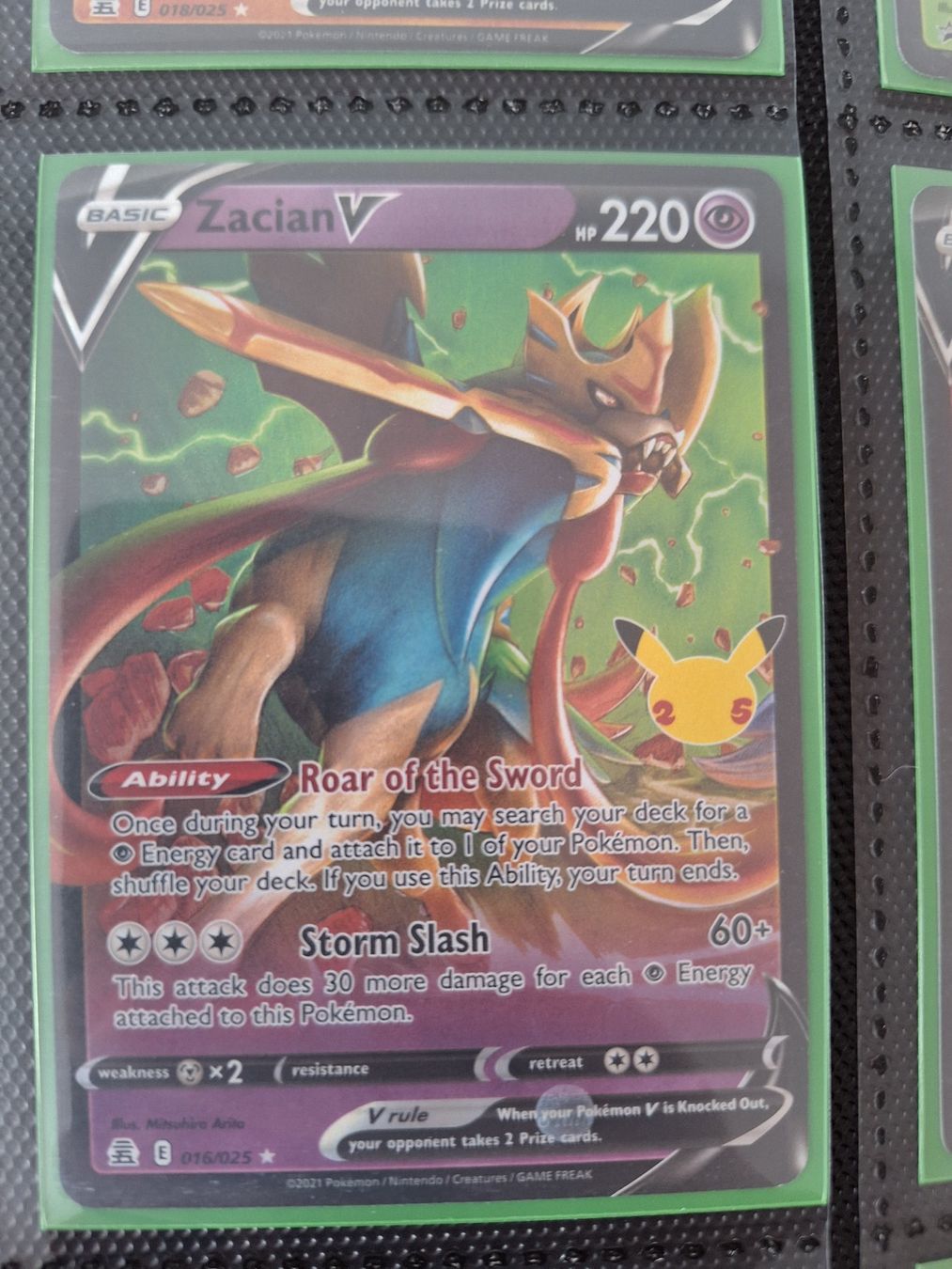 Pokémon Carte collezionabili: Zacian V – Usato da Altstätten SG venduto da GGsGameshop