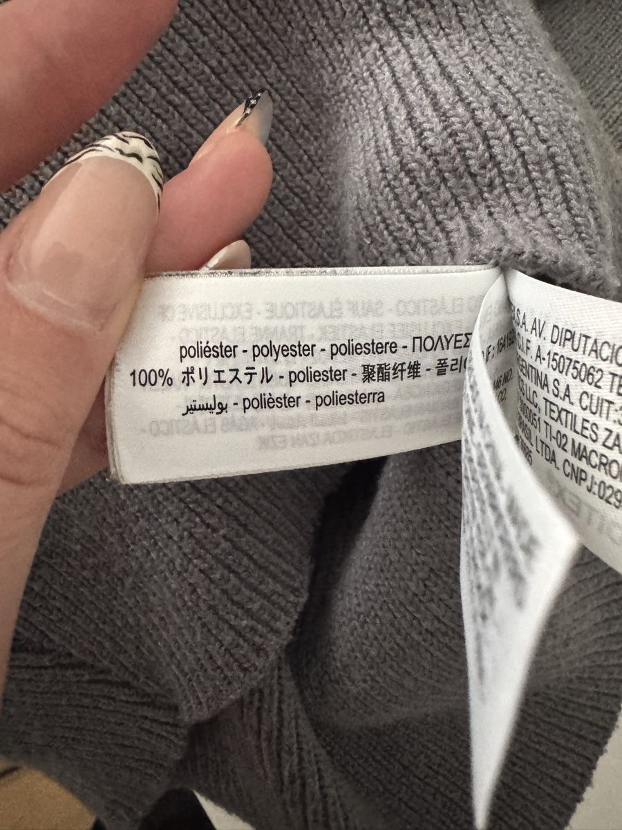 Zara Maglioni & Felpe: Zara Strick Top Grau Rollkragen Kurzarm Gr. S – Usato da Gibswil venduto da Engelsgleich 6